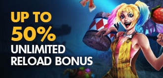 Hingga 50% Bonus Isi Ulang Tanpa Batas